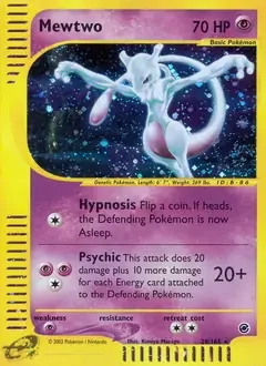 Mewtwo Holo 20