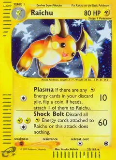 Raichu Holo 25