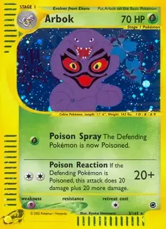 Arbok Holo 3