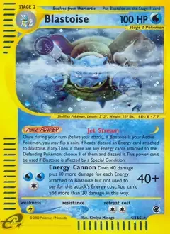 Blastoise Holo 4