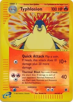 Typhlosion Reverse Holo 64