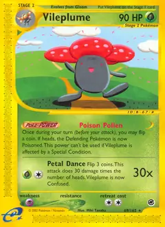 Vileplume, Expedition #69 Pokémon card