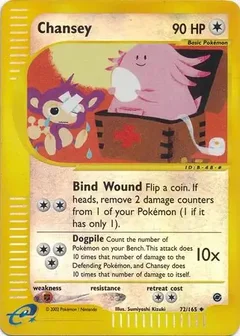 Chansey Reverse Holo 72