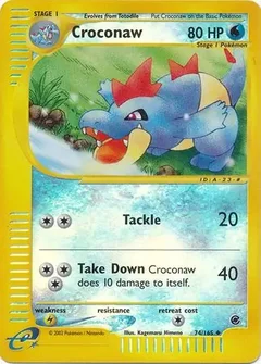 Croconaw Reverse Holo 74