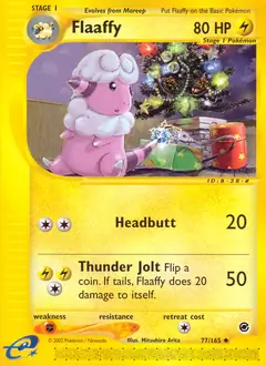 Flaaffy, Expedition #77 Pokémon card