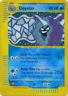 Cloyster Reverse Holo 8