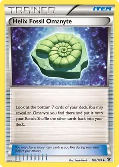 Helix Fossil Omanyte 102