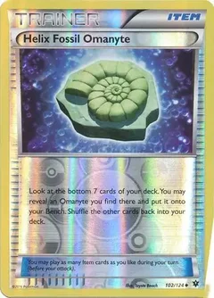 Helix Fossil Omanyte Reverse Holo 102
