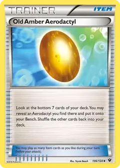 Old Amber Aerodactyl 106