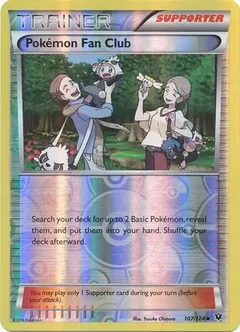 Pokemon Fan Club Reverse Holo 107