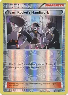 Team Rocket's Handiwork Reverse Holo 112