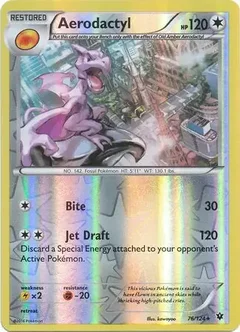 Aerodactyl Reverse Holo 76