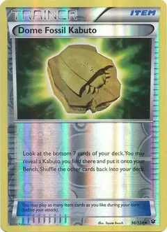 Dome Fossil Kabuto Reverse Holo 96