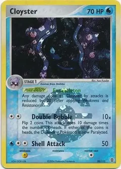 Cloyster Reverse Holo 20