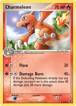 Charmeleon, Fire Red Leaf Green #31 Pokémon card