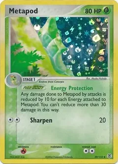 Metapod Reverse Holo 39