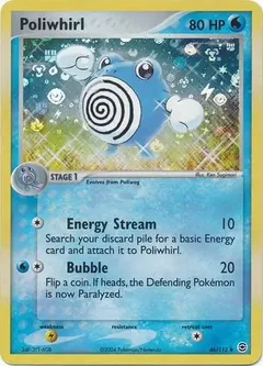 Poliwhirl Reverse Holo 46