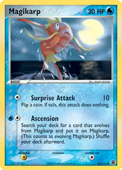 Magikarp, Fire Red Leaf Green #67 Pokémon card