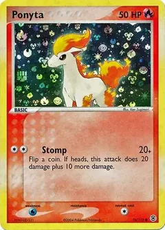 Ponyta Reverse Holo 76