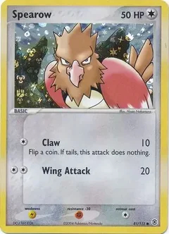 Spearow Reverse Holo 81