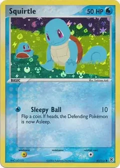 Squirtle Reverse Holo 82