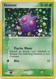 Venonat Reverse Holo 84