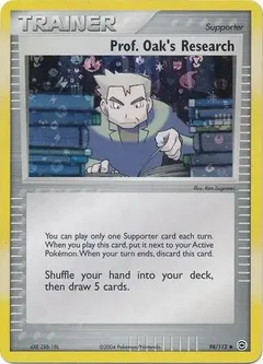 Prof. Oak's Research Reverse Holo 98