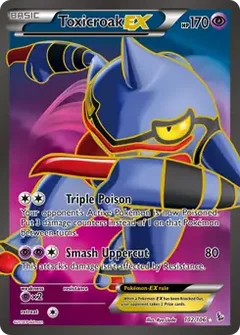Full Art Toxicroak EX 102