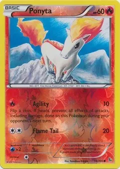 Ponyta Reverse Holo 14