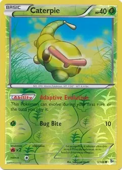 Caterpie Reverse Holo 1