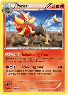 Pyroar Holo 20