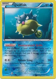 Qwilfish Reverse Holo 21