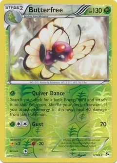 Butterfree Reverse Holo 3