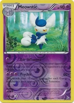 Meowstic Reverse Holo 43