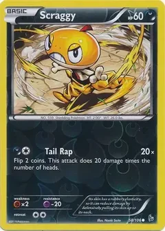 Scraggy Reverse Holo 58