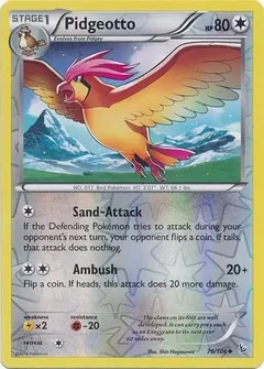Pidgeotto Reverse Holo 76
