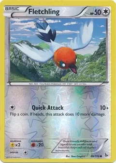 Fletchling Reverse Holo 86