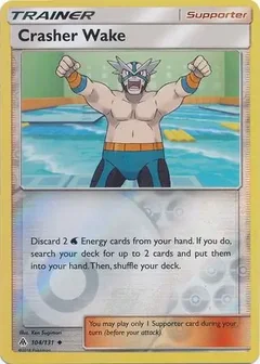 Crasher Wake Reverse Holo 104