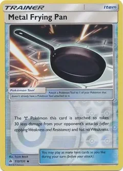 Metal Frying Pan Reverse Holo 112