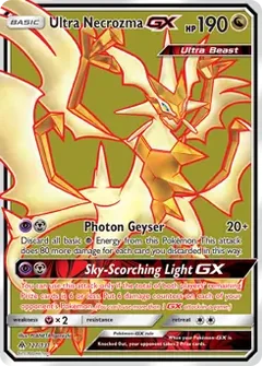 Full Art Ultra Necrozma GX 127