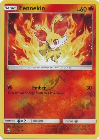 Fennekin Reverse Holo