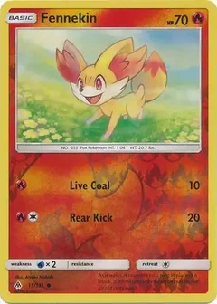 Fennekin Reverse Holo 15