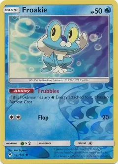 Froakie Reverse Holo 21
