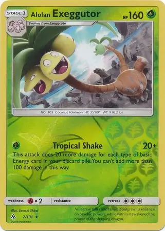 Alolan Exeggutor Reverse Holo