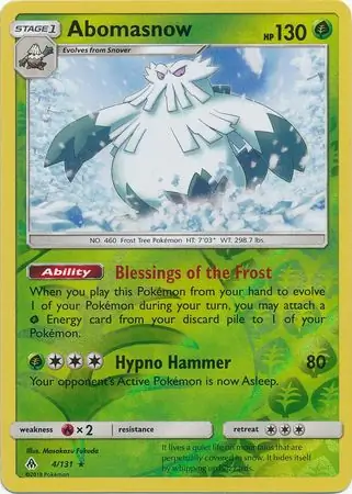 Abomasnow Reverse Holo