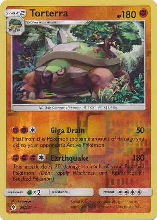 Torterra Reverse Holo