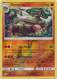 Torterra Reverse Holo 58