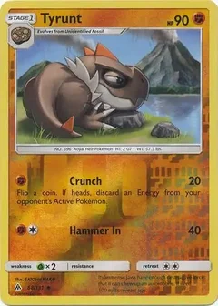 Tyrunt Reverse Holo 68