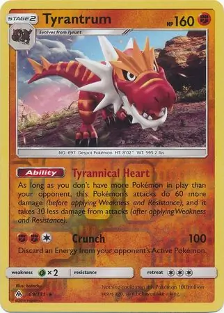 Tyrantrum Reverse Holo