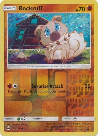 Rockruff Reverse Holo